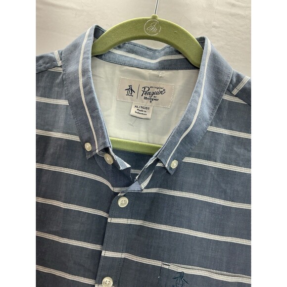 Penguin Short Sleeve Shirt Mens Size M NWOT - Picture 2 of 4